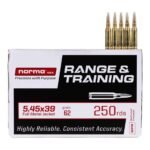 Norma Range & Training 5.45x39 62gr FMJ Bulk Ammo, 250 Rds - Image 2