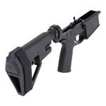 PSA PA10 MIAD Complete Lower w/ SBA5 Brace, Black