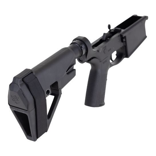 51655217664_010726_6 PSA PA10 MIAD Complete Lower w/ SBA5 Brace, Black - Image 1