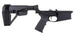 PSA PA10 MIAD EPT Complete Lower w/ SBA5 Brace, Black