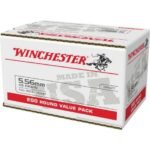 Winchester USA 5.56 Bulk Ammo 55 Grain FMJ 200rds - WM193200