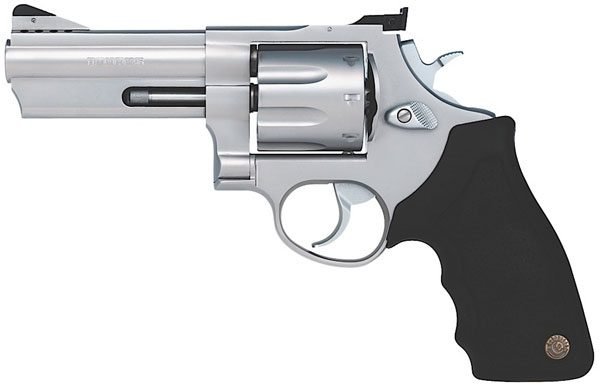 medium-6735 Taurus Model 608 Stainless 357 Mag Revolver 4" Ported Barrel - Image 1