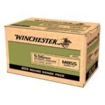 Winchester M855 5.56 Bulk Ammo 62 Gr FMJ Green Tip 200rds - WM855200